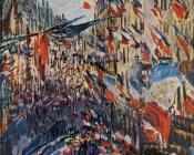 克劳德莫奈 - Rue Saint-Denis, 30th of June 1878